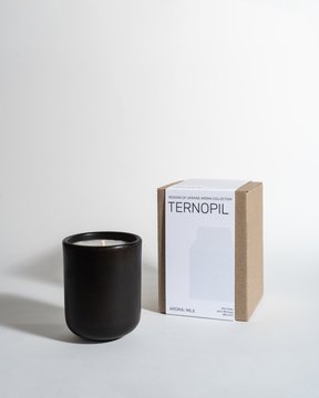 TERNOPIL candle with milk aroma