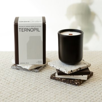 TERNOPIL candle with milk aroma