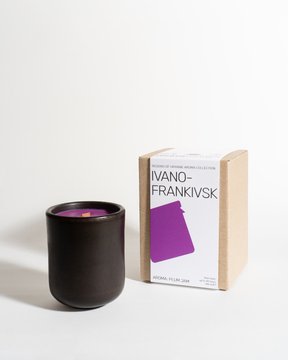 IVANO-FRANKIVSK candle with plum jam aroma