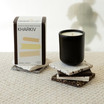 KHARKIV candle with library aroma