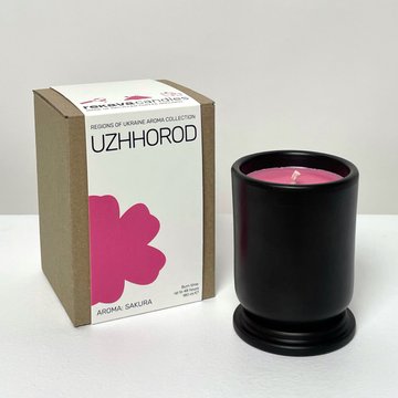 UZHHOROD scented candle (cotton wick, craft box)